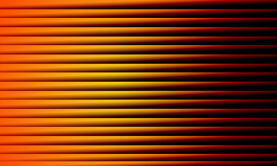Fototapeta premium Abstract Orange Glowing Horizontal Lines Background