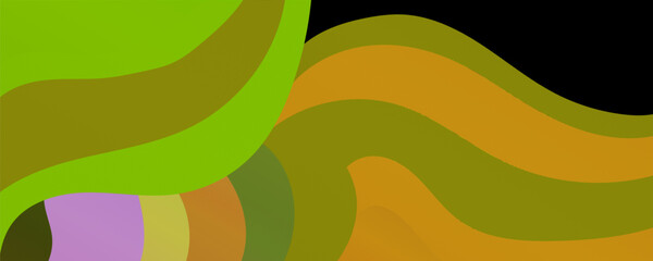 Green army abstract background with curve line for backdrop or presentation