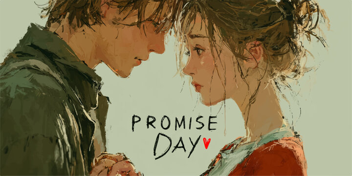 Happy promise day . a man promise is lover 
