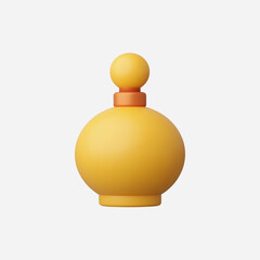 3d Realistic Perfume bottle vector illustration