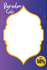 Ramzan Holy Month Offer Sale Promotion tag Design
