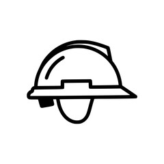 Fototapeta premium Hard Hat Safety Equipment Icon