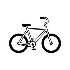 Obraz premium Simple Bike Illustration