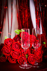 Beautiful symbols of Valentine's Day and love