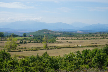 Remote Mountain Wilderness in Northern Albania Facing the Valbona Valley, Wide and Pristine Landscape