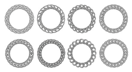 Intricate circular patterns resembling woven rope or braided textures © Md Anisur Rahman 