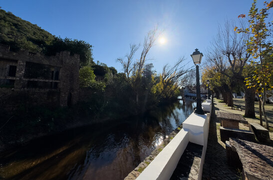 the historic center of alte algarve portugal