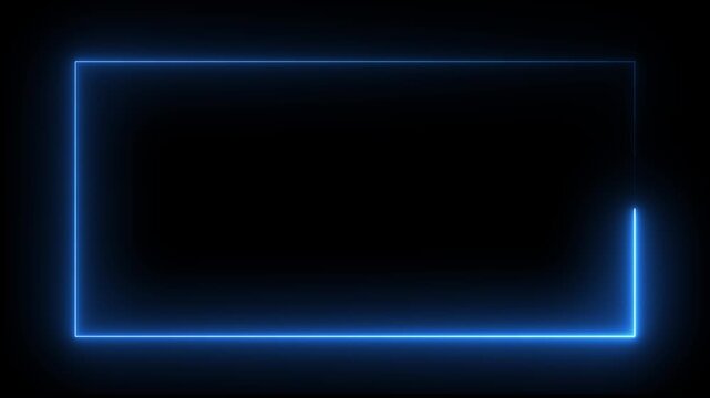 Abstract glowing blue neon rectangle border frame rectangles abstract background glowing, neon, rectangle, abstract, pink, border, frame,