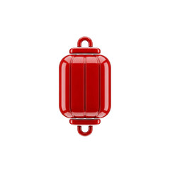 Obraz premium Shiny Red Chinese Lantern on a Transparent Background