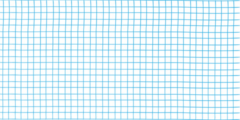 Hand draw blue striped  gingham background School note book 