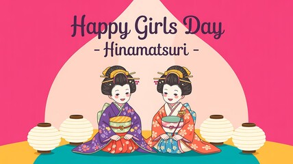 Happy Girls Day - Hinamatsuri Celebration with Japanese Dolls