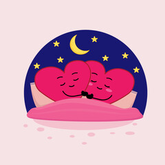 love characters pink icon flat vector,love cartoon.pink love,love valentine's day, love cartoon design illustration background