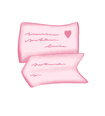 pink love letter