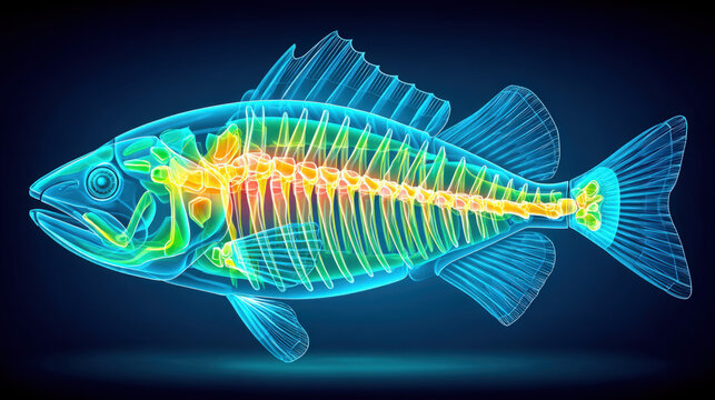 X-ray fish - a transparent freshwater fish