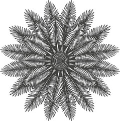 Intricate Floral Mandala