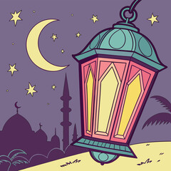 3d-cartoon-ramadan-lantern-close-up--glowing