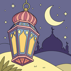 ---3d-cartoon-ramadan-lantern-close-up--glowing-light
