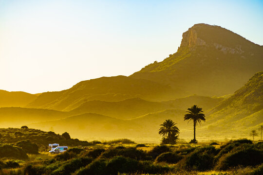 Coast landscape in Murcia Spain