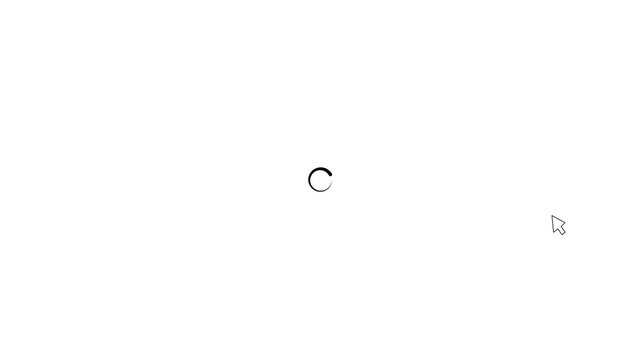 user authentication login loading ui animation for secure mobile and web application.