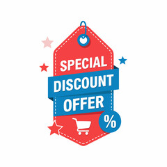 Limited Time Discount Badge With Special Deal Message