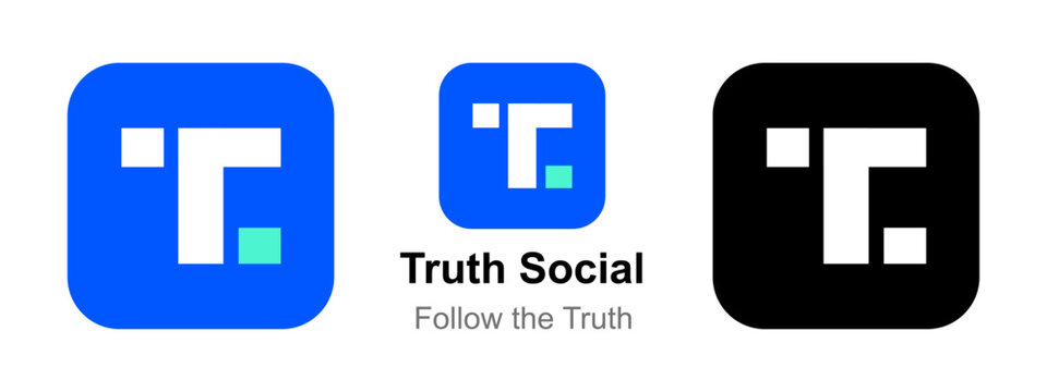 Truth social media App logo icons