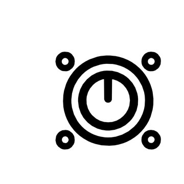 Macro Control Knob Music DAW Tool Rounded Accessibility Icon