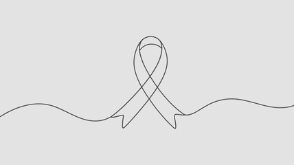 Obraz premium Awareness ribbon symbol