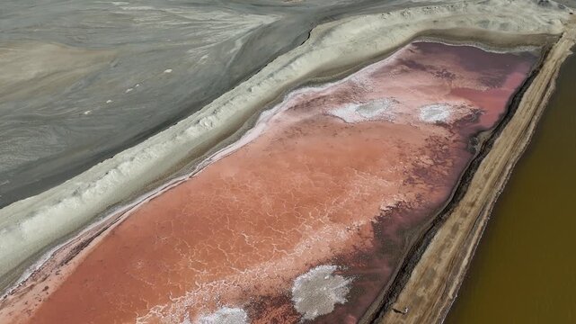 Salt Lake in Paracas Desert