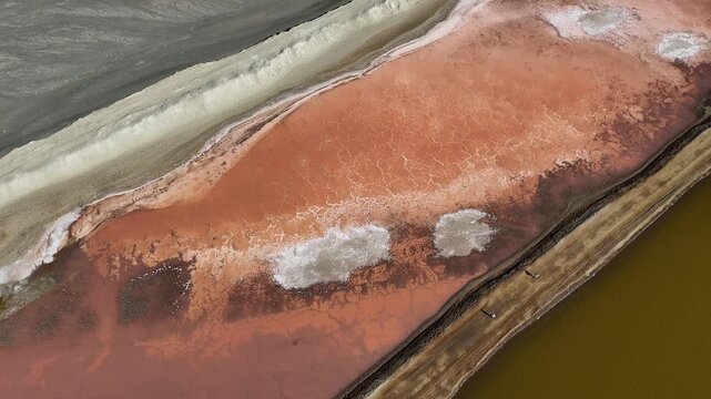 Salt Lake in Paracas Desert