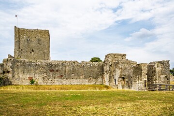 Ruins of Portchester Castle, Portchester, Fareham, Hampshire, UK