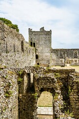 Ruins of Portchester Castle, Portchester, Fareham, Hampshire, UK