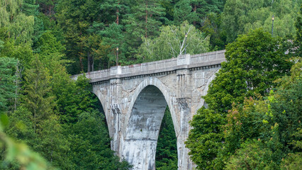 Fototapeta premium The historic Roman style viaducts of Stanczyki