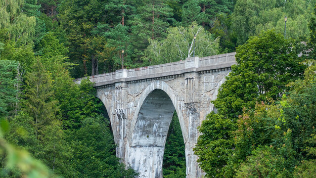 The historic Roman style viaducts of Stanczyki