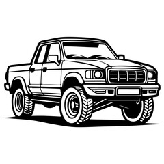 Monster truck vector illustration