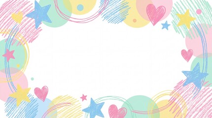 Kids and children background vector