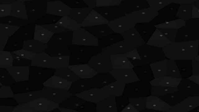 Dark geometric pattern. Black background with small white dots. Seamless texture. Vector design element. Geometric shapes. Abstract background. Modern texture. Black and white pattern.