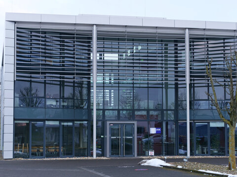 Germany, Paderborn, February 01. 2026, Chamber of Industry and Commerce IHK building in Paderborn