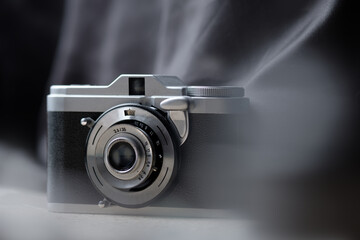 Schöne alte Kleinbildkamera von Früher, keine Namen oder Logo alles entfernt