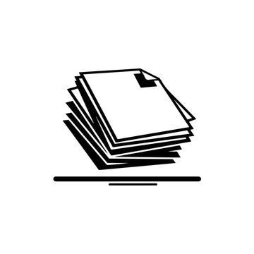 vector illustration of a notebook