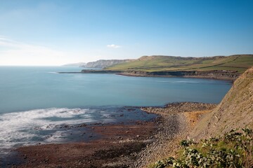 Landscape photo of Kimmeridge Bay in Dorset