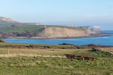 Landscape photo of Kimmeridge Bay in Dorset