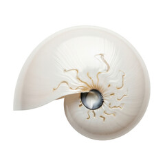 Obraz premium Elegant nautilus shell with intricate patterns