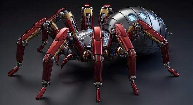 Iron Man Tarantula ,generative AI