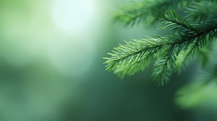 Obraz premium nature calm background evergreen style