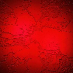 Intense crimson red abstract background with deep textural elements and heavy distressed grunge patterns suitable for design projects, scarlet, copy space, surface