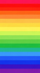 Vibrant multicolored abstract digital background graphic featuring smooth horizontal stripes of rainbow pride colors for celebration, lgbtq, vertical, spectrum