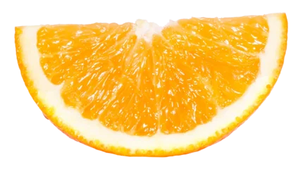 Fototapete Zu Essen PNG, isolated cut orange fruit, orange slice, texture, side view, transparent background, large size photo  © HappyRichStudio