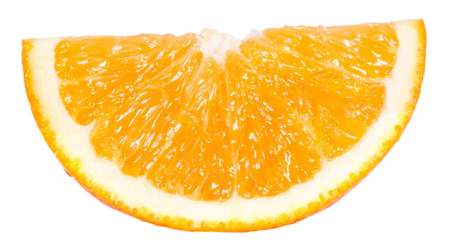 PNG, isolated cut orange fruit, orange slice, texture, side view, transparent background, large size photo