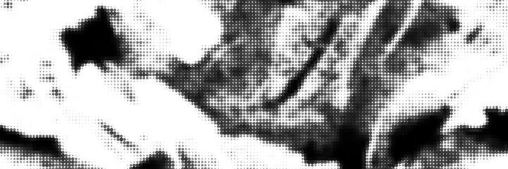 fun beautiful black and white shadow halftones retro pop art funky urban colorful comic book. Dotted halftone gradient texture. Vanishing polka dot background. Repeating dots gradation pattern backgro