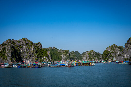 Vietnam, Vat Ba, Halong, Reisen, Wasser, Felsen, Asien